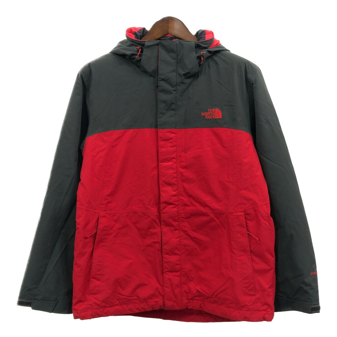 THE NORTH FACE(ザノースフェイス)のTHE NORTH FACE ノースフェイス HYVENT マウンテンパーカー アウトドア レッド (メンズ L) 中古 古着 Q6830 メンズのジャケット/アウター(その他)の商品写真