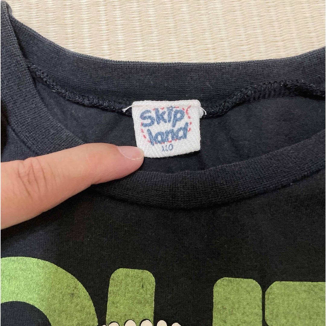 Skip Land(スキップランド)のSkip Land  長袖　半袖　Tシャツ　110  ２枚セット キッズ/ベビー/マタニティのキッズ服男の子用(90cm~)(Tシャツ/カットソー)の商品写真