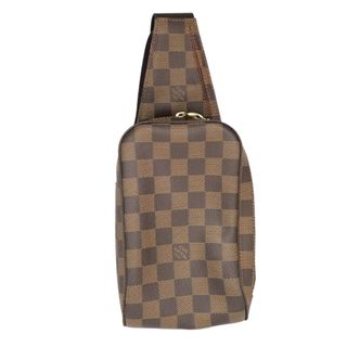 ルイヴィトン(LOUIS VUITTON)の　ルイ・ヴィトン LOUIS VUITTON ジェロニモス N51994  ダミエ/ゴールド金具 ダミエキャンバス メンズ ボディバッグ(ボディーバッグ)