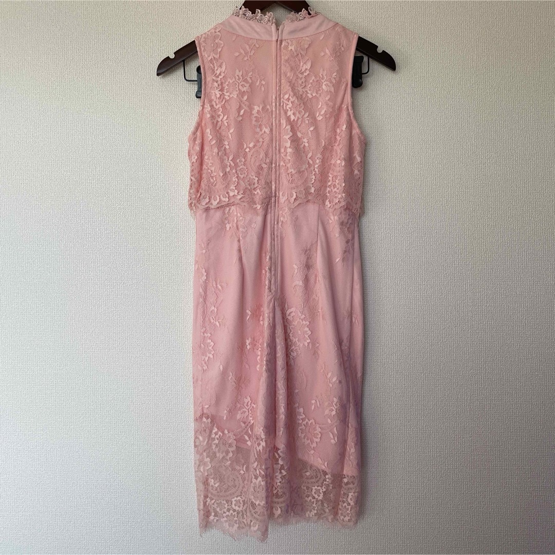 美品OFTHERIPピンクレースキャバドレス レディースのフォーマル/ドレス(ナイトドレス)の商品写真