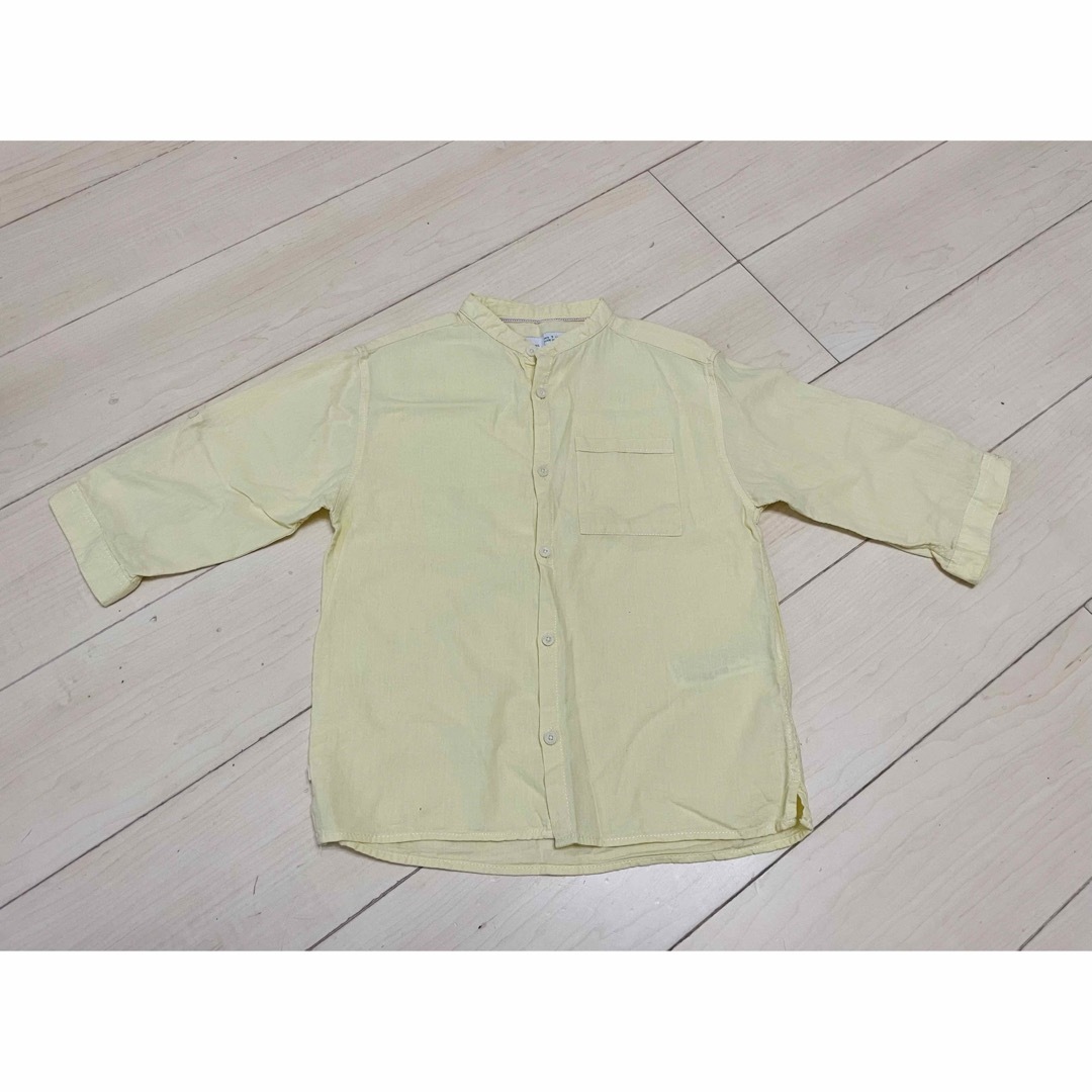 ZARA KIDS(ザラキッズ)の☆新品あり☆ ザラキッズ　Zara シャツ パンツ 7T  3点セット まとめ キッズ/ベビー/マタニティのキッズ服男の子用(90cm~)(ブラウス)の商品写真