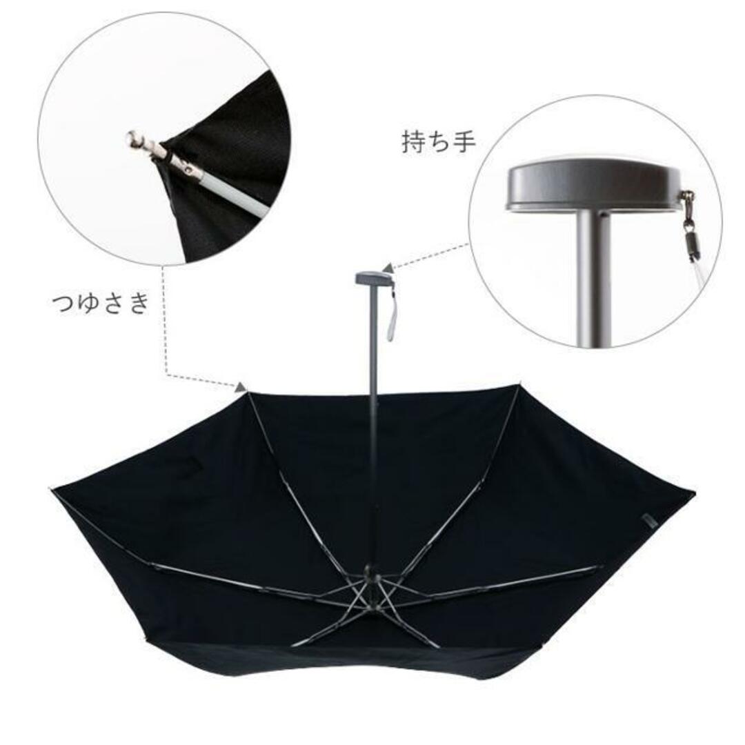 amusant sous la pluie 50cm フラットミニ 折りたたみ傘 軽量 レディースのファッション小物(傘)の商品写真