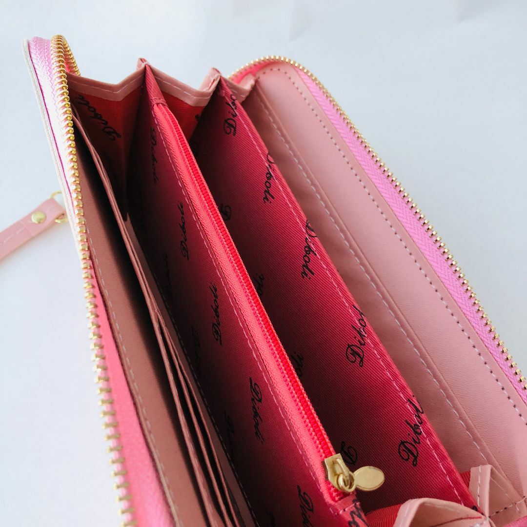 長財布　財布　ピンク　うさぎ　韓国　おしゃれ　かわいい　使いやすい　大容量 レディースのファッション小物(財布)の商品写真