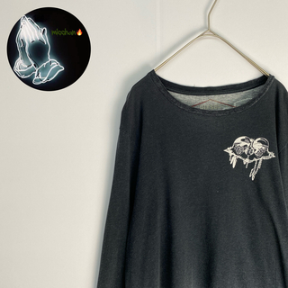 ディーゼル(DIESEL)のディーゼル　Tシャツ　Y2K　グランジ　フェード感　00s　黒　白(Tシャツ/カットソー(七分/長袖))