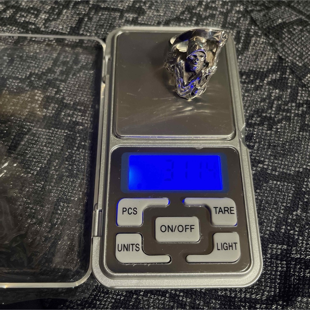 CRAZY PIG(クレイジーピッグ)のクレイジーピッグ　死神　リング　純銀　925 JAS silver 指輪 メンズのアクセサリー(リング(指輪))の商品写真