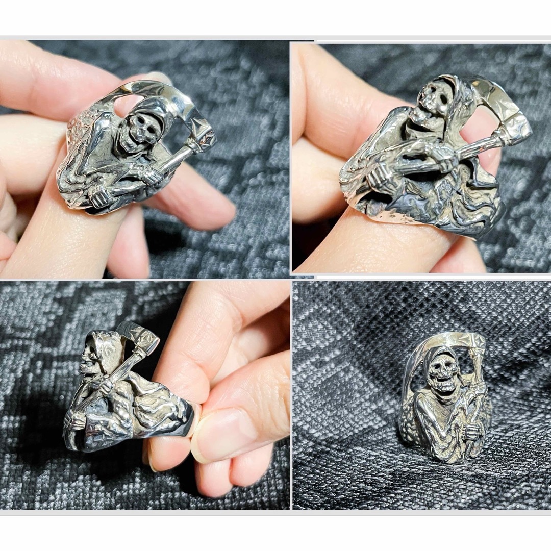 CRAZY PIG - クレイジーピッグ 死神 リング 純銀 925 JAS silver CRAZY PIG - クレイジーピッグ 死神 リング 純銀 925 JAS silver