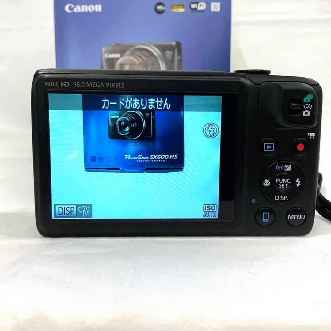 Canon(キヤノン)のCanon キヤノン PowerShot SX600 HS デジカメ デジタルカメラ 動作品 簡易動作確認済【中古】KB-8455 スマホ/家電/カメラのカメラ(コンパクトデジタルカメラ)の商品写真