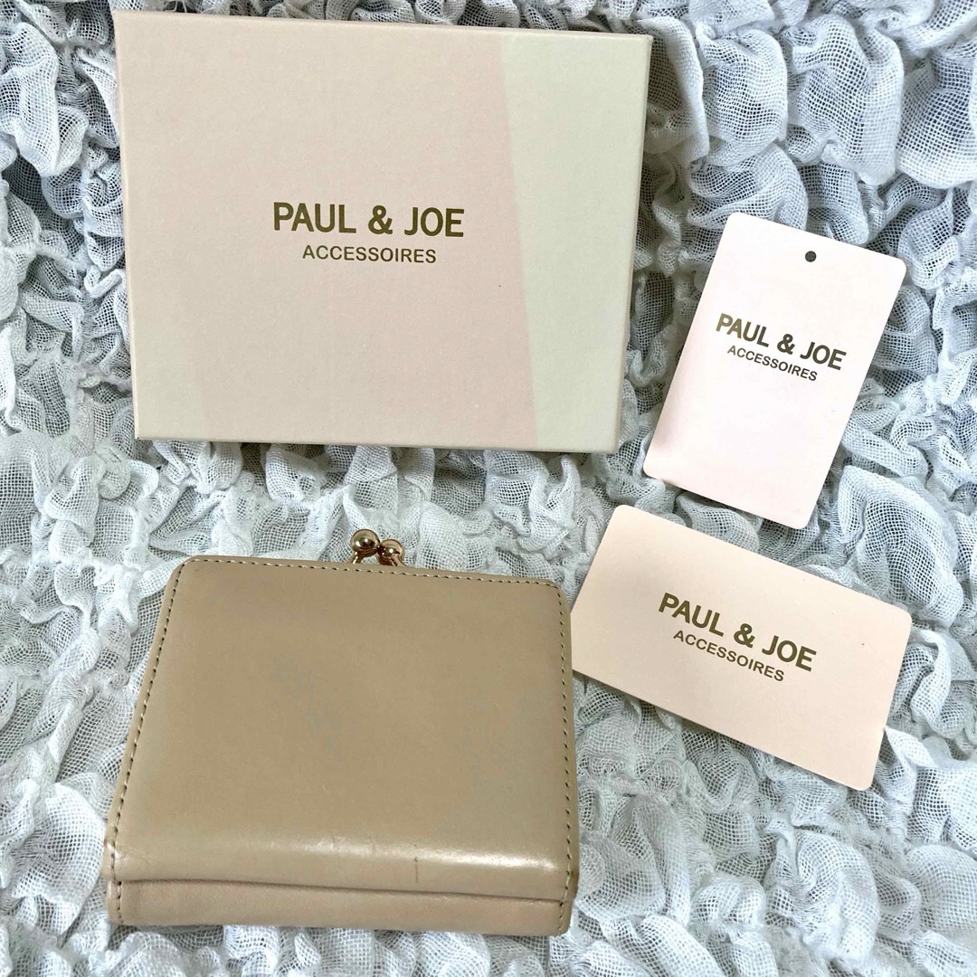 PAUL & JOE(ポールアンドジョー)のポール&ジョー アクセソワ がま口三つ折り財布 ヌネット 猫 レディースのファッション小物(財布)の商品写真