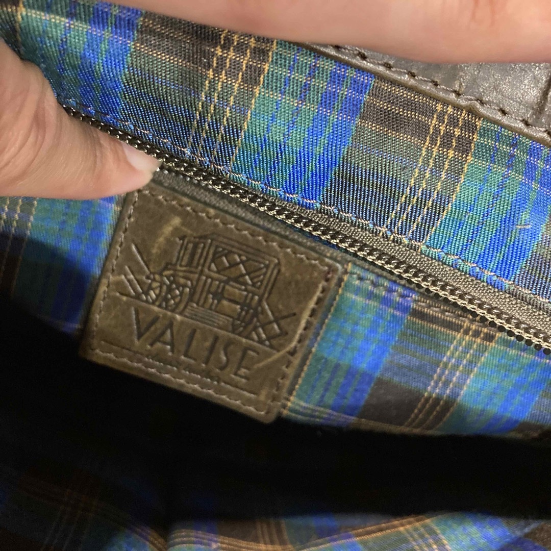 【ビンテージ☆】VALISE オイルレザー 本革製 2way ショルダーバッグ メンズのバッグ(ショルダーバッグ)の商品写真