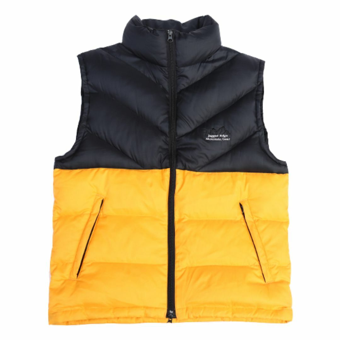 THE NORTH FACE(ザノースフェイス)の90s ジャギッドエッジ マウンテンギア ダウンベスト ブラックイエロー メンズのトップス(ベスト)の商品写真