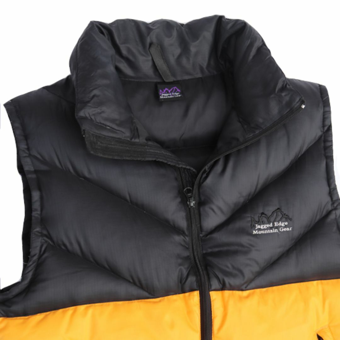 THE NORTH FACE(ザノースフェイス)の90s ジャギッドエッジ マウンテンギア ダウンベスト ブラックイエロー メンズのトップス(ベスト)の商品写真