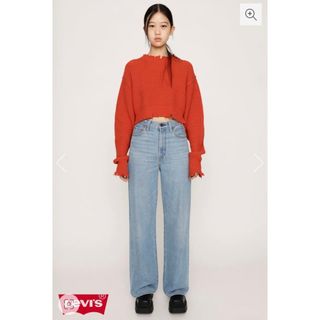 スライ(SLY)のSLYデニム24LEVI’S別注 RIBCAGE WIDE LEG(デニム/ジーンズ)