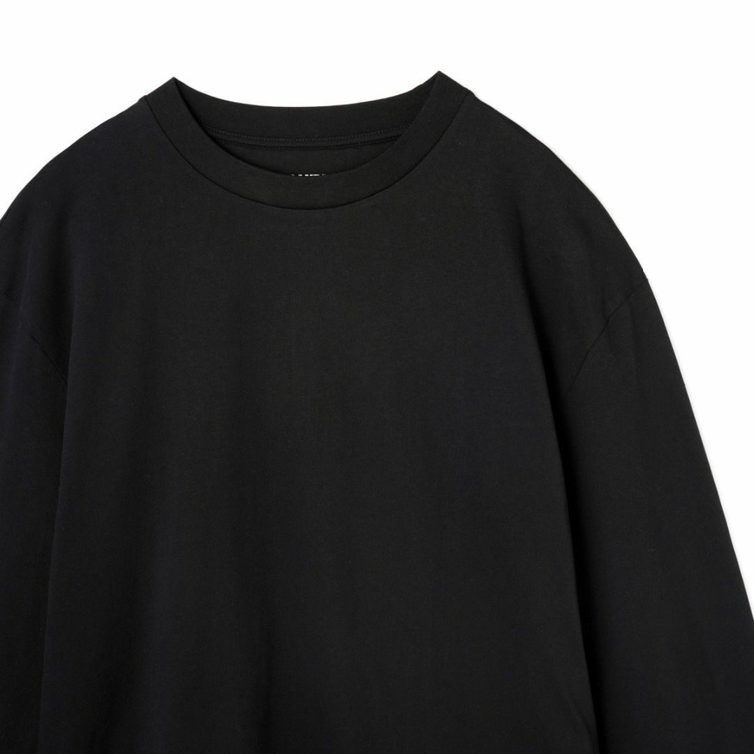 Jil Sander(ジルサンダー)の送料無料 2 JIL SANDER ジルサンダー J47GC0002 J45048 ブラック Tシャツ 3枚セット クルーネック カットソー 長袖 size XS メンズのトップス(Tシャツ/カットソー(七分/長袖))の商品写真