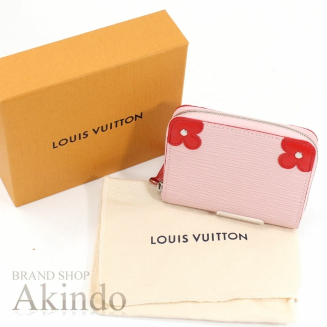 LOUIS VUITTON(ルイヴィトン)の【未使用】ルイヴィトン 財布 コインケース エピ フラワー ジッピーコインパース ブルーミングコーナー ラウンドファスナー 小銭入れ ピンク レッド赤 レディース M62971 コンパクトウォレット ミニ財布 LOUIS VUITTON ブランド プレゼント レディースのファッション小物(コインケース)の商品写真