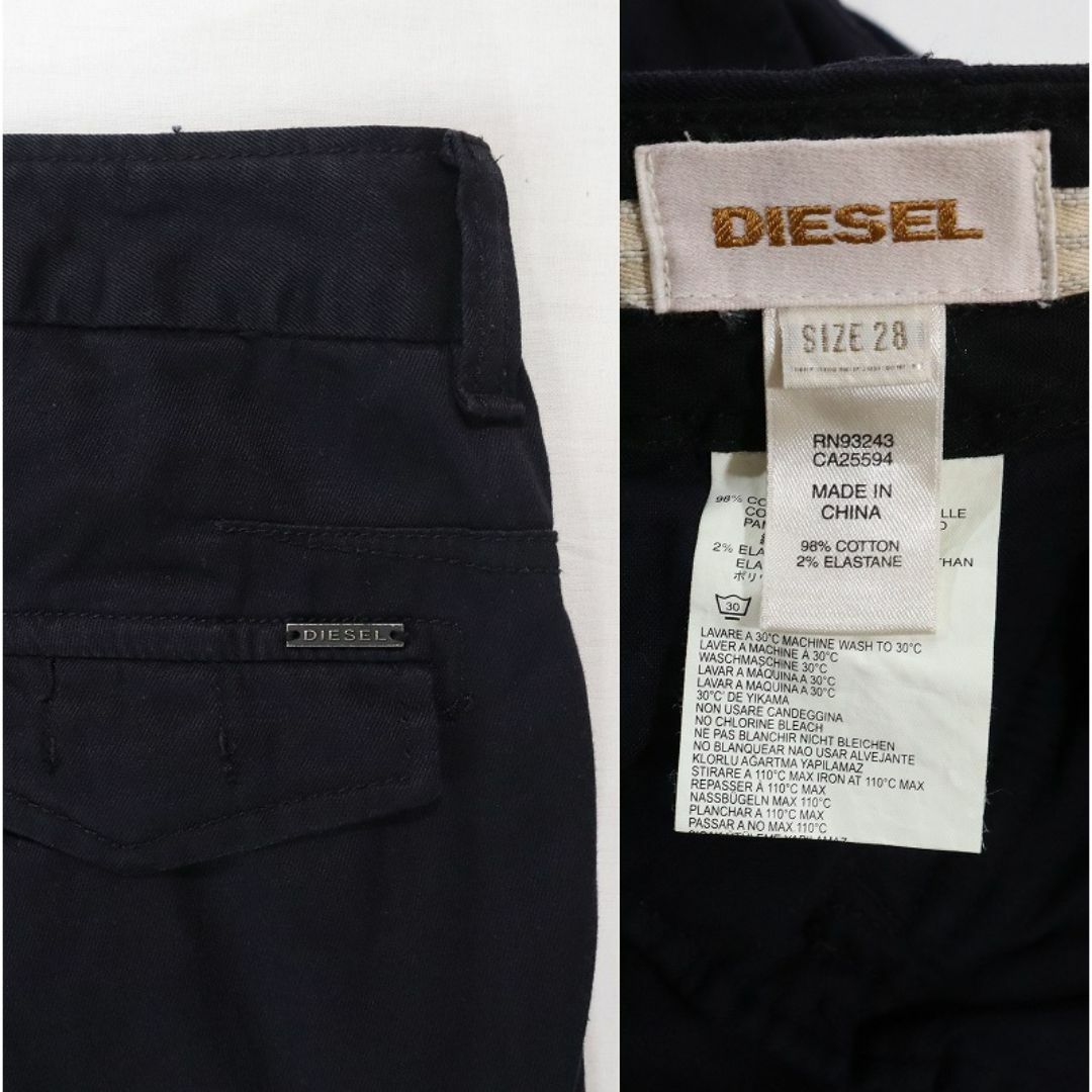 DIESEL(ディーゼル)のディーゼル カーゴストレッチパンツ ストレート ダークネイビー メンズ 28 メンズのパンツ(ワークパンツ/カーゴパンツ)の商品写真