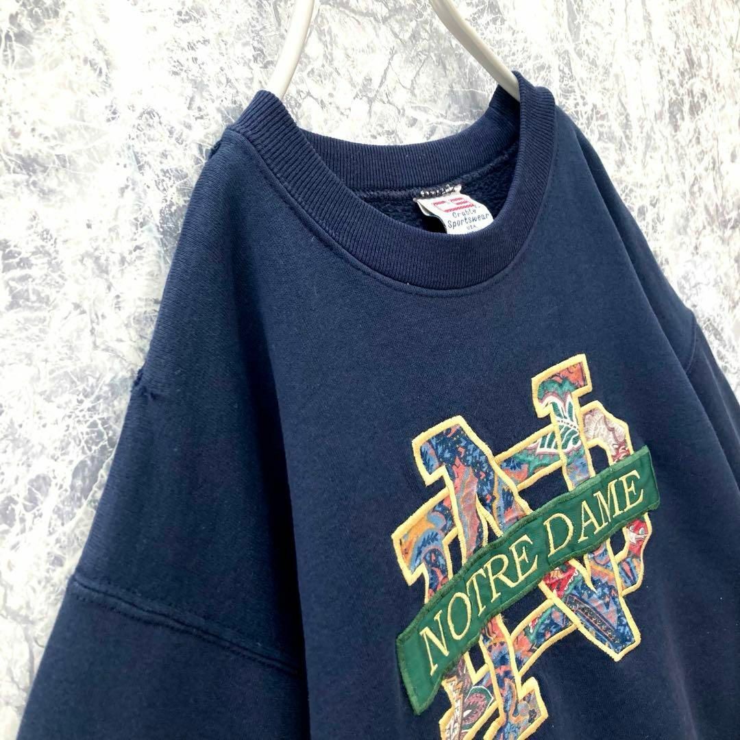 VINTAGE(ヴィンテージ)のIS440 USA製CRABLESPORTSWEARノートルダム大学スウェット メンズのトップス(スウェット)の商品写真