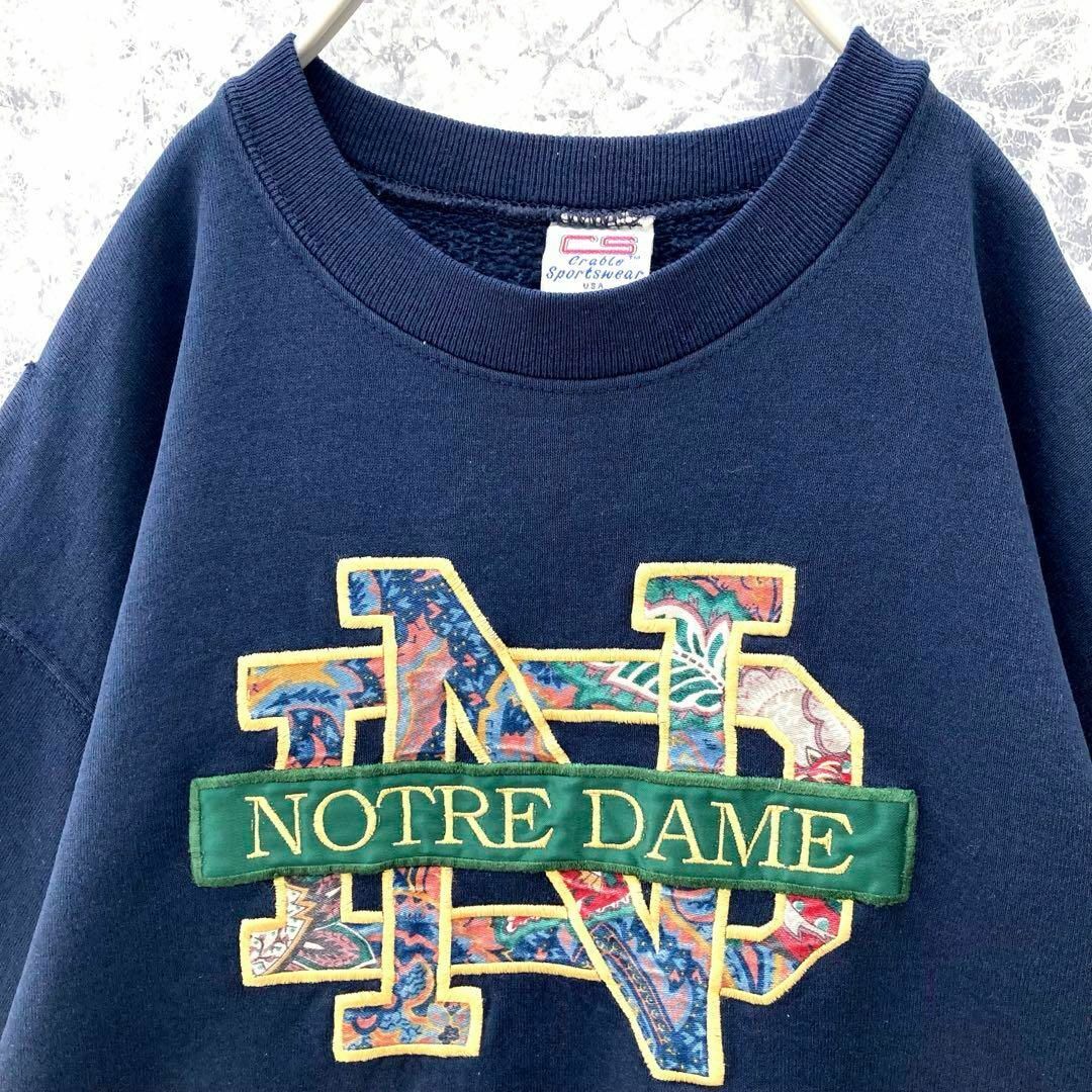 VINTAGE(ヴィンテージ)のIS440 USA製CRABLESPORTSWEARノートルダム大学スウェット メンズのトップス(スウェット)の商品写真