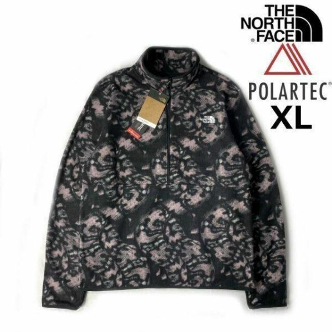 THE NORTH FACE(ザノースフェイス)のノースフェイス フリース US限定 ポーラテック(XL)グレー 総柄181024 メンズのジャケット/アウター(その他)の商品写真