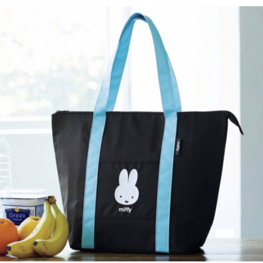 miffy(ミッフィー)のミッフィーの刺しゅうがかわいい　保冷BIGトート レディースのバッグ(トートバッグ)の商品写真