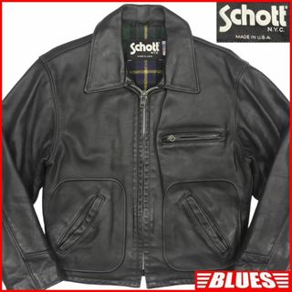 ショット(schott)のSchott 40 ショット L ライダースジャケット シングル HH9528(レザージャケット)