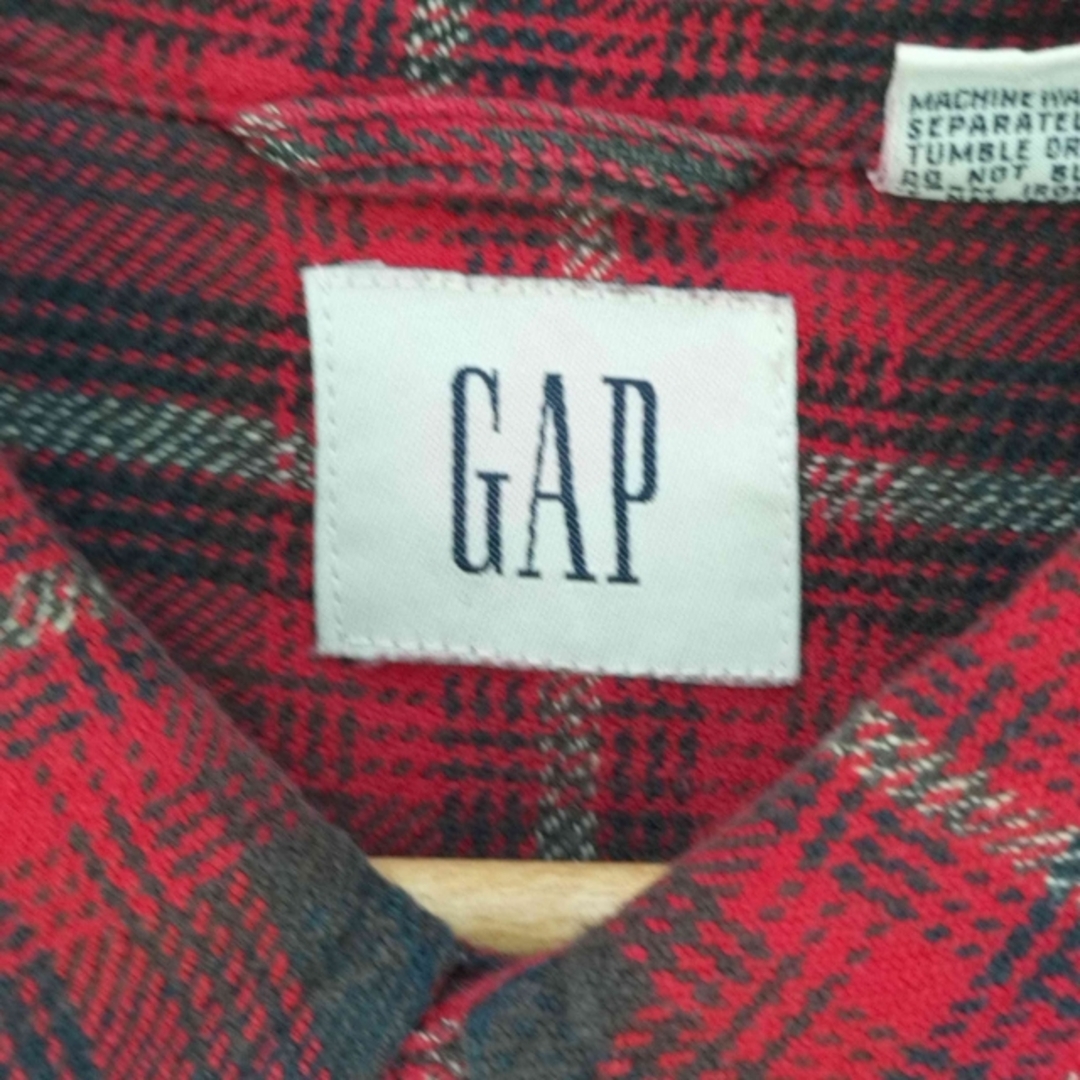 GAP(ギャップ)のGap(ギャップ) OLD オールド 白タグ ネル オンブレチェックシャツ メンズのトップス(その他)の商品写真