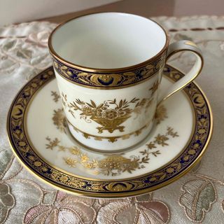 ミントン(MINTON)のミントン Minton ダイナスティ デミタス カップ＆ソーサー 美品(食器)