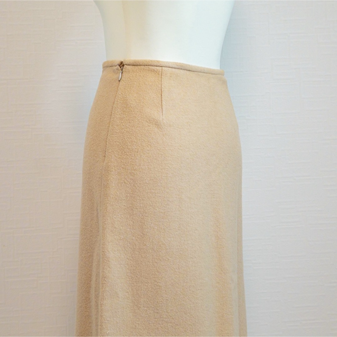 JOUVENCELLE ストール風ロングタイトスカート　ベージュ　M相当 レディースのスカート(ロングスカート)の商品写真
