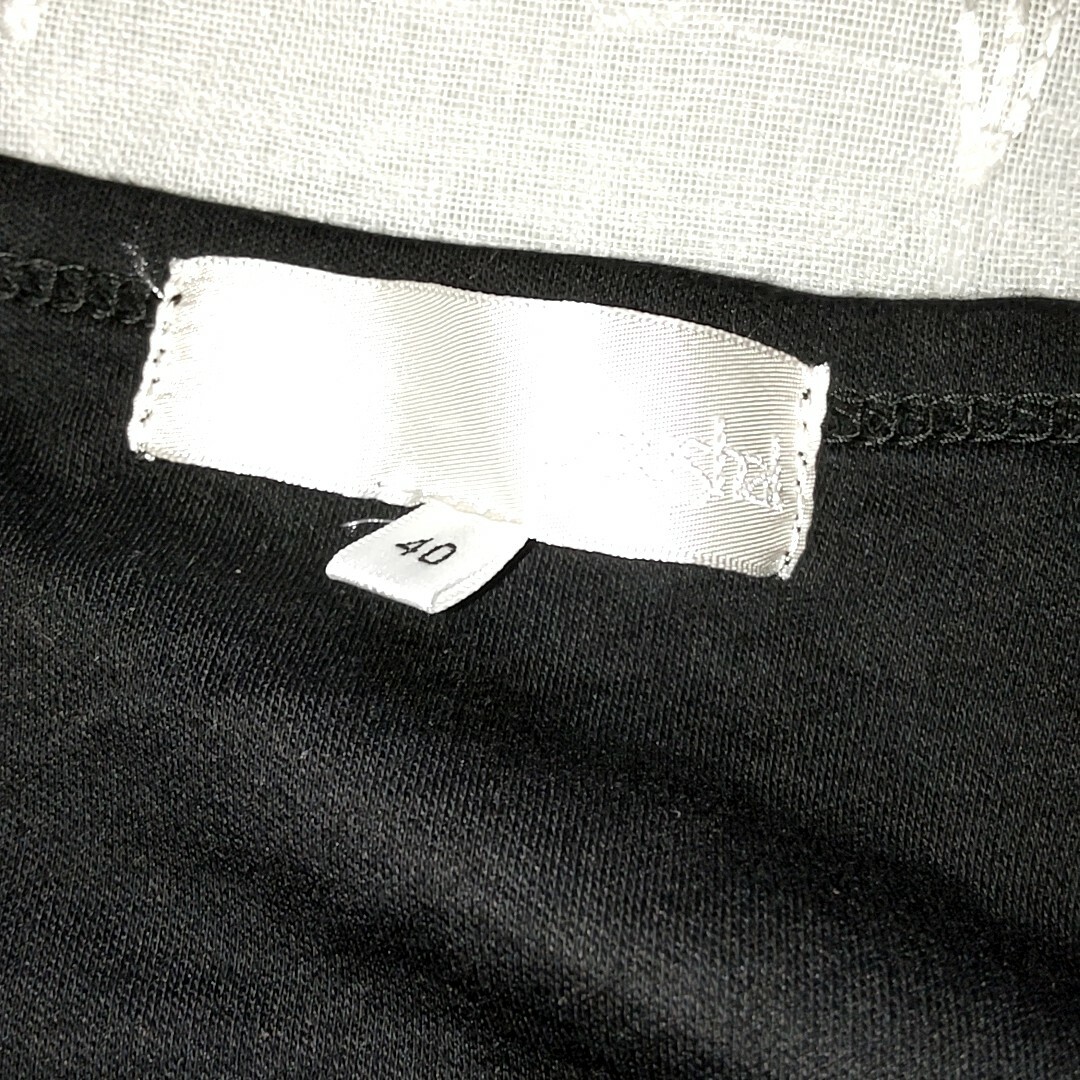 子供服 ベビー　Tシャツ　黒　サイズ40 キッズ/ベビー/マタニティのベビー服(~85cm)(Ｔシャツ)の商品写真