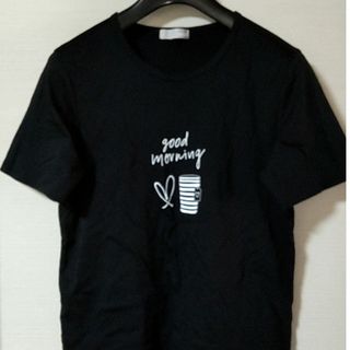 子供服 ベビー　Tシャツ　黒　サイズ40(Ｔシャツ)