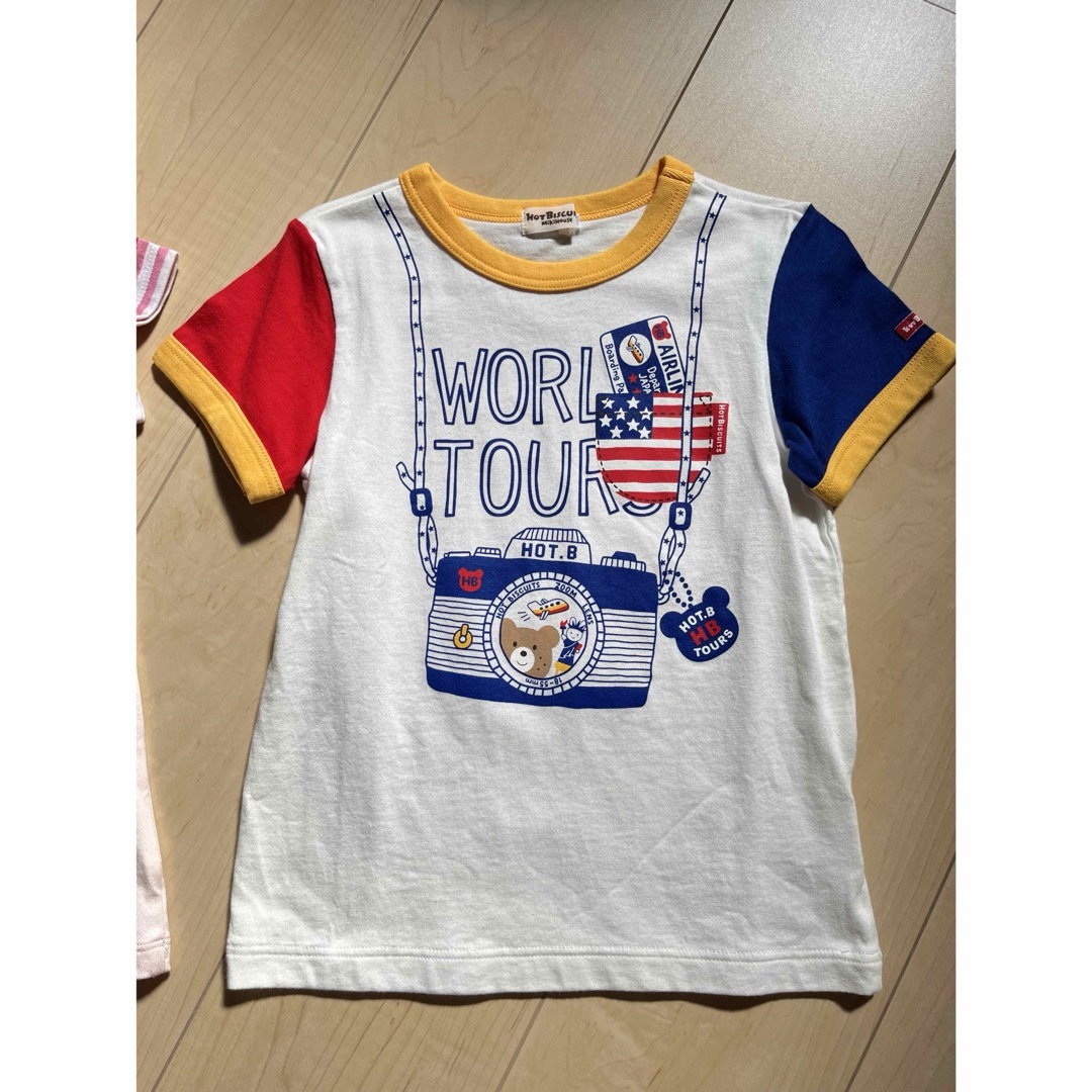 HOT BISCUITS(ホットビスケッツ)のミキハウス ホットビスケッツ 半袖 キッズ/ベビー/マタニティのキッズ服女の子用(90cm~)(Tシャツ/カットソー)の商品写真