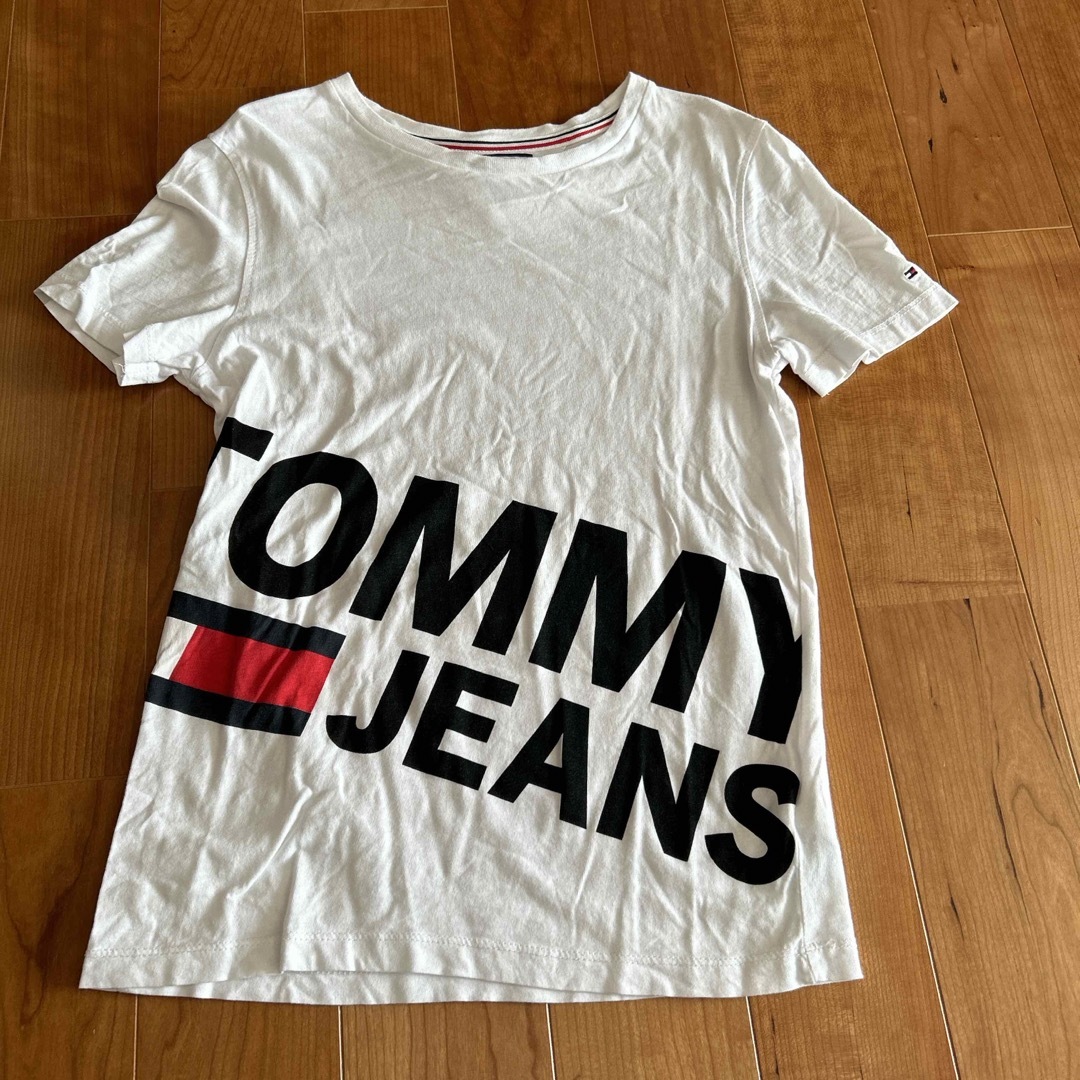 TOMMY HILFIGER(トミーヒルフィガー)のトミー　Tシャツ152白 キッズ/ベビー/マタニティのキッズ服男の子用(90cm~)(Tシャツ/カットソー)の商品写真