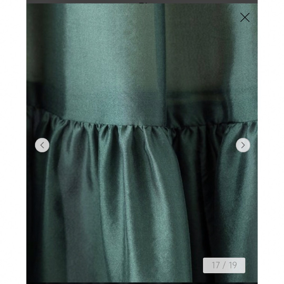 BLAMINK(ブラミンク)の最終価格　新品未使用　ブラミンク BLAMINK シルクギャザースカート レディースのスカート(ロングスカート)の商品写真