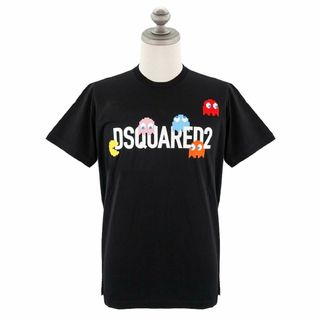 ディースクエアード(DSQUARED2)のDSQUARED2 ディースクエアード 半袖Tシャツ S71GD1349 S23009 メンズ パックマン コラボ 900 BLACK ブラック Sサイズ(Tシャツ/カットソー(半袖/袖なし))