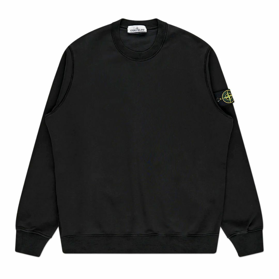 STONE ISLAND(ストーンアイランド)の送料無料 32 STONE ISLAND ストーンアイランド 801563051 A0029 ブラック トレーナー スウェット size M メンズのトップス(スウェット)の商品写真