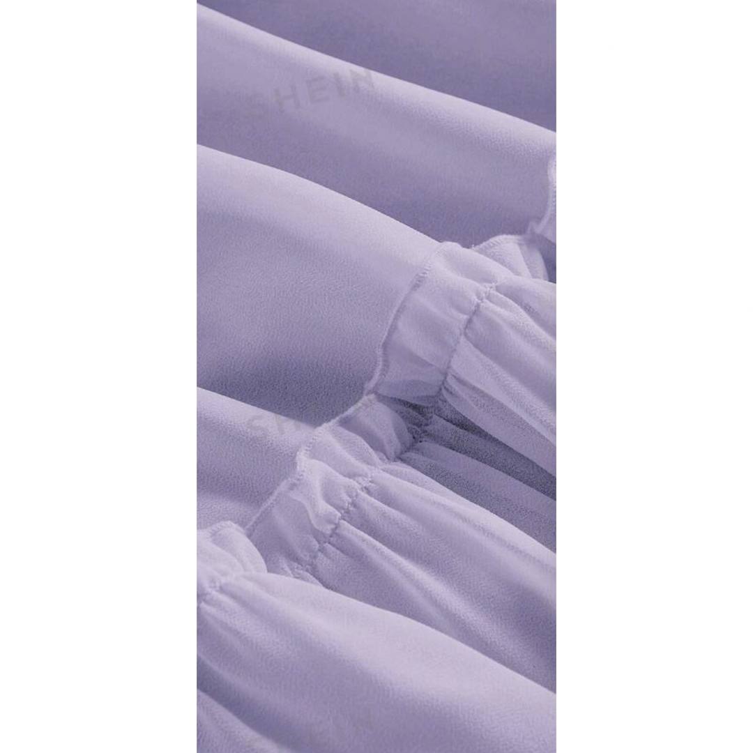 紫　ロングスカート レディースのスカート(ロングスカート)の商品写真