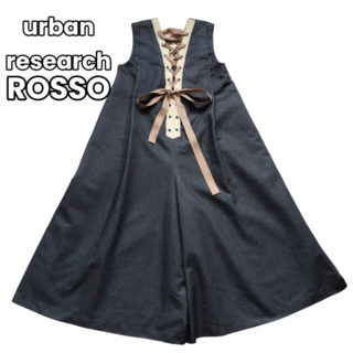 URBAN RESEARCH ROSSO - 【新品未使用✨バックリボン】　アーバンリサーチ ロッソ　ロンパース ワンピース