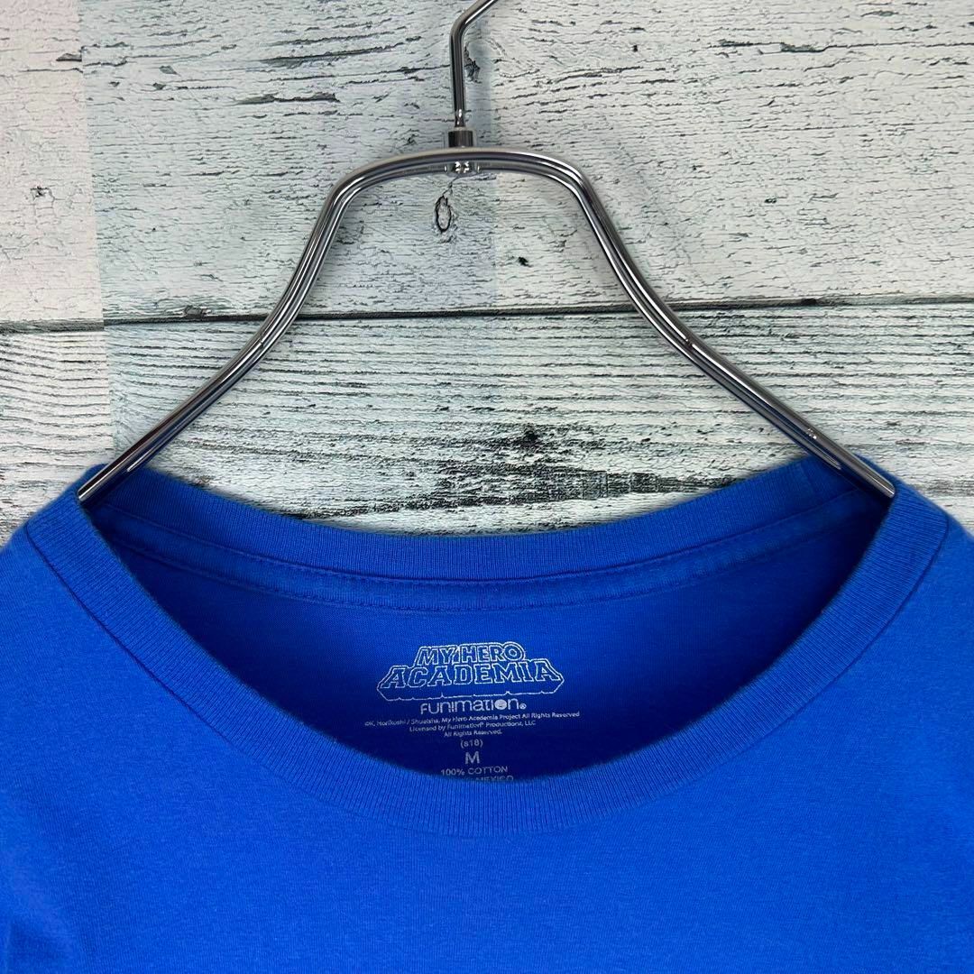 ヴィンテージ 僕のヒーローアカデミア オールマイト Tシャツ ブルー M メンズのトップス(Tシャツ/カットソー(半袖/袖なし))の商品写真