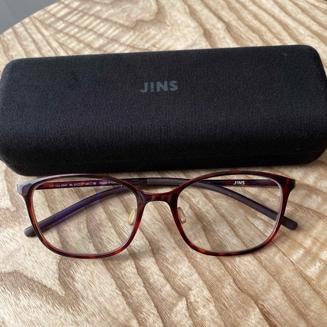 JINS(ジンズ)のJINS 度なしブルーライトメガネ レディースのファッション小物(サングラス/メガネ)の商品写真