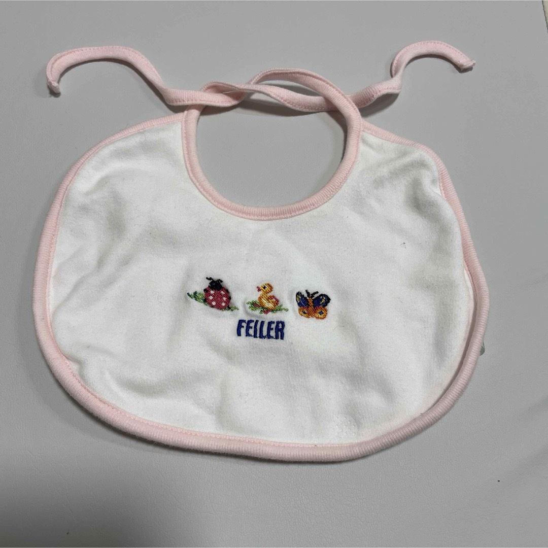 FEILER(フェイラー)の水通しのみ美品【フェイラー】スタイ キッズ/ベビー/マタニティのこども用ファッション小物(ベビースタイ/よだれかけ)の商品写真