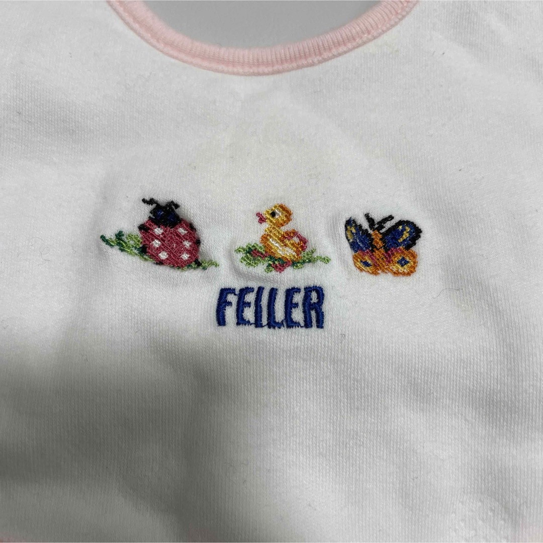 FEILER(フェイラー)の水通しのみ美品【フェイラー】スタイ キッズ/ベビー/マタニティのこども用ファッション小物(ベビースタイ/よだれかけ)の商品写真