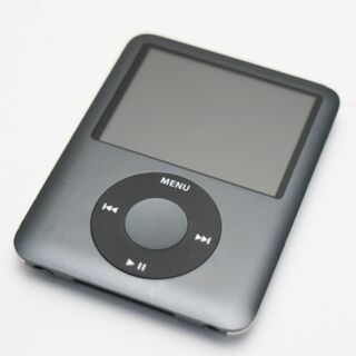 アイポッド(iPod)のiPOD nano 第3世代 8GB ブラック  M888(ポータブルプレーヤー)