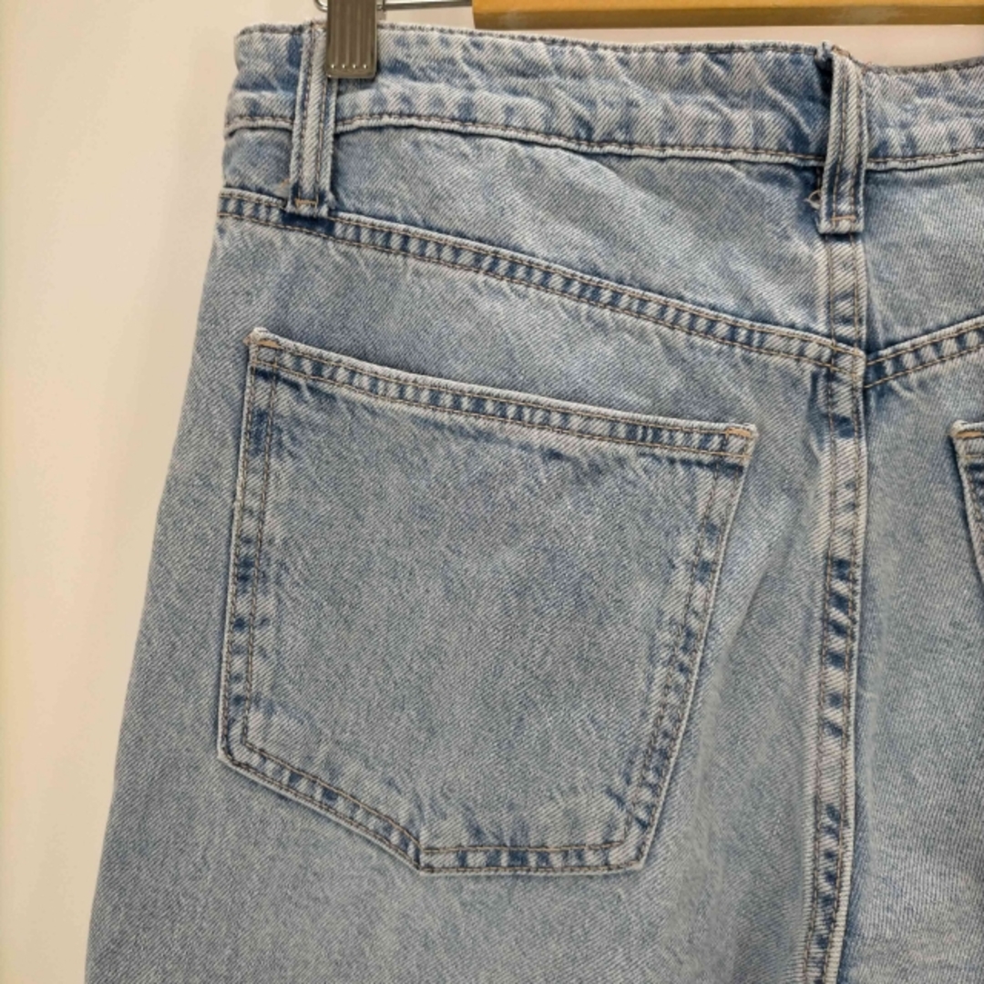 ZARA(ザラ)のZARA(ザラ) RHINESTONE TRF WIDE LEG JEANS レディースのパンツ(デニム/ジーンズ)の商品写真