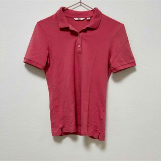 ユニクロ(UNIQLO)の【ユニクロ】ポロシャツ　ビビットカラー　夏服レディース　Sサイズ　襟(ポロシャツ)