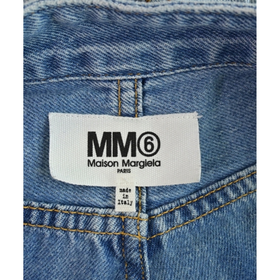 MM6(エムエムシックス)のMM6 エムエムシックス デニムパンツ 38(S位) 青系(デニム) 【古着】【中古】 レディースのパンツ(デニム/ジーンズ)の商品写真