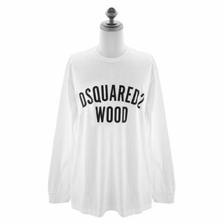 ディースクエアード(DSQUARED2)のDSQUARED2 ディースクエアード ロングTシャツ S71GD1317 S20694 SKATER FIT メンズ 長袖 100 WHITE ホワイト Mサイズ(Tシャツ/カットソー(七分/長袖))