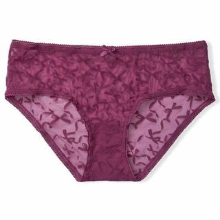 ヴィクトリアズシークレット(Victoria's Secret)のVICTORIA'S SECRET メッシュヒップハンガー パープル XS 透け(ショーツ)