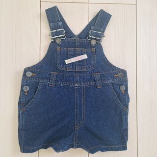 ベベ(BeBe)の◆美品◆bebe◆べべ◆デニムロンパース◆80◆(ロンパース)