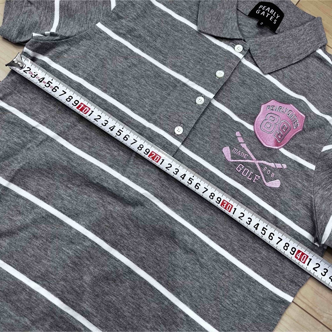 PEARLY GATES(パーリーゲイツ)のパーリーゲイツ　ポロシャツ　レディース　2 レディースのトップス(ポロシャツ)の商品写真