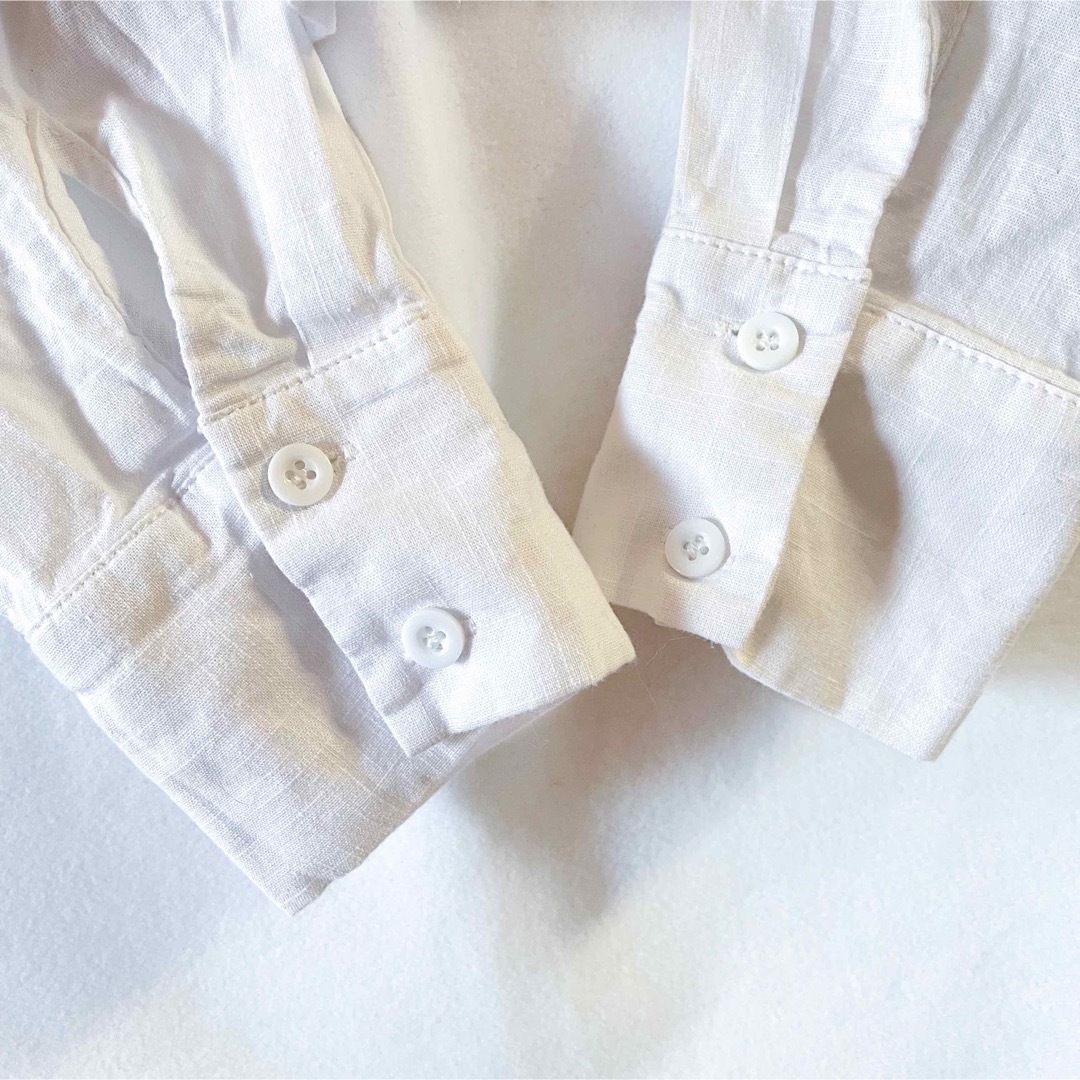 SHEIN(シーイン)のDazy シンプル ボタンダウン クロップドシャツ 長袖 ポケット付 カジュアル レディースのトップス(シャツ/ブラウス(長袖/七分))の商品写真