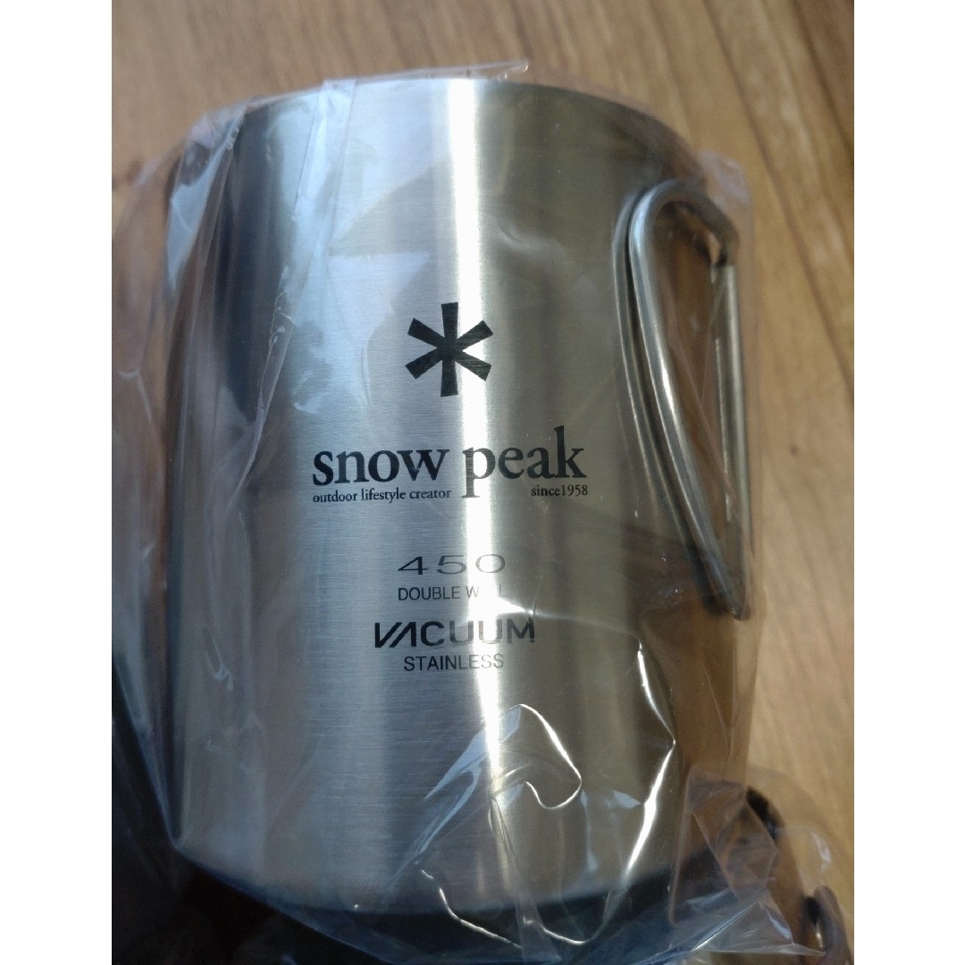 Snow Peak(スノーピーク)のsnowpeak シェラカップ ステンレス真空マグ 450 MG-214 スポーツ/アウトドアのアウトドア(食器)の商品写真